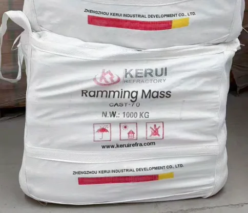 Alumina ramming mass for furnace and ladle lining